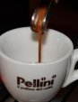 Pellini Decaffeinato szemeskávé teszt csésze