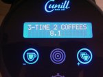 Cunill Tranquilo Tron ABS kávédaráló időzítő