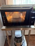 Effeuno Easy Pizza Pro a kenyér megemelkedve