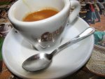 Corso Verona Espresso szemeskávé teszt csésze