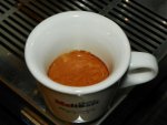 Molinari Qualitá Gourmet 100% Arabica szemeskávé teszt csésze