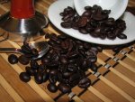Pascucci Decaffeinato szemeskávé teszt kávébabok