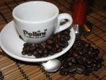 Pellini Decaffeinato szemeskávé teszt kávébabok