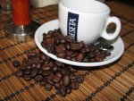 Meseta Oro Bar szemeskávé teszt kávébabok