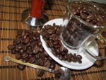 Perla Caffé Rosso szemeskávé teszt kávébabok