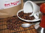 Red Baggies Abyssinia szemeskávé teszt kávébabok