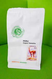 Pacificaffe Peru Cepro Yanesha szemeskávé teszt csomagolás