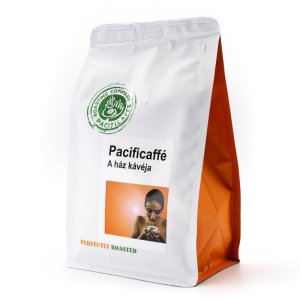 Pacificaffe A ház kávéja szemeskávé teszt csomagolás