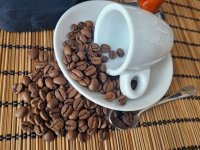 Maran Rwanda Coproca szemeskávé teszt - kávébabok