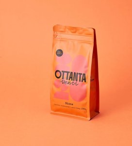Ottanta Venti Dione szemeskávé teszt csomagolás