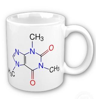 koffein molekula
